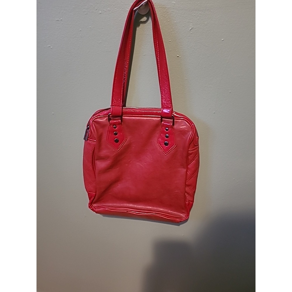 FOX Racing Red Quilt Patterned Inlay Purse - Picture 8 of 11